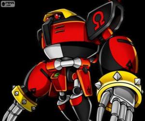 Puzzle de E-123 Omega, robot creado por el doctor Eggman