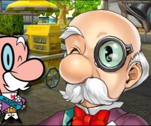 Puzzle de El alcalde de Townsville. Townsville es la ciudad donde pasan las aventuras de las Chicas Superpoderosas