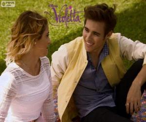 Puzzle de El amor de Violetta y Leon, Violetta 3