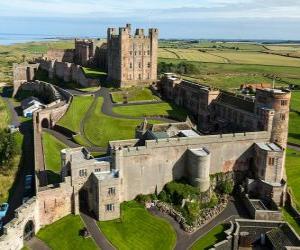 Puzzle de El Castillo de Bamburgh, Inglaterra
