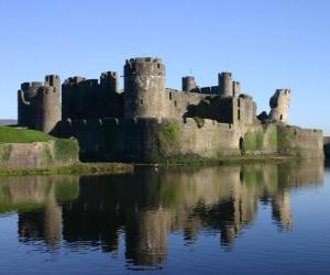 Puzzle de El Castillo de Caerphilly, Gales