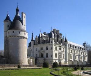 Puzzle de El castillo de Chenonceau, Francia