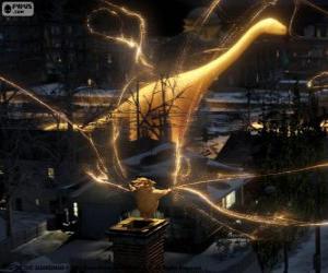 Puzzle de El Creador de Sueños, el personaje mudo de película El Origen de los Guardianes