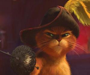 Puzzle de El elegante Gato con la espada