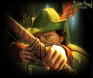 Puzzle de El famoso arquero Robin Hood