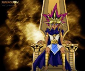 Puzzle de El Faraón Athem o Atem, conocido como Yami, es el espíritu de un antiguo faraón y alter-ego de Yugi