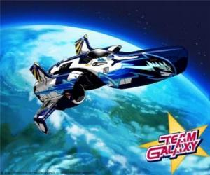 Puzzle de El Hornet es la nave espacial del Team Galaxy