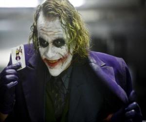 Puzzle de El Joker, el Comodín o el Guasón es el gran enemigo de Batman y uno de los villanos más conocidos