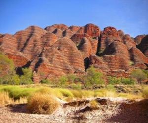 Puzzle de El macizo de los Bungle Bungle, en el Parque Nacional de Purnululu, Australia.