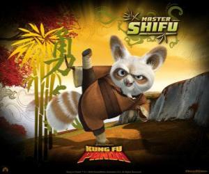 Puzzle de El maestro de Kung Fu Shifu entrena a los mejores luchadores de Kung Fu de China
