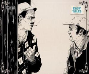 Puzzle de El pescador hablando con su vecino