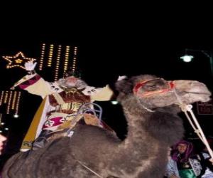 Puzzle de El Rey Melchor a lomos de su camello