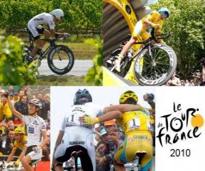 Puzzle de El Tour de Francia 2010: Alberto Contador y Andy Schleck
