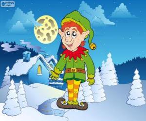 Puzzle de Elfo de Navidad
