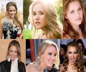 Puzzle de Emily Osment es conocida por su papel de Gerti Giggles en Spy Kids y Spy Kids 2 y de Lilly Truscott en Hannah Montana.