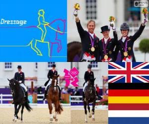 Puzzle de Equitación Doma equip LDN12