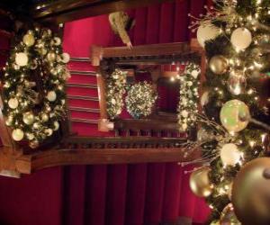 Puzzle de Escalera decorada