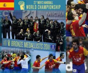 Puzzles de España medalla de Bronce en el Mundial de Balonmano 2011 ...