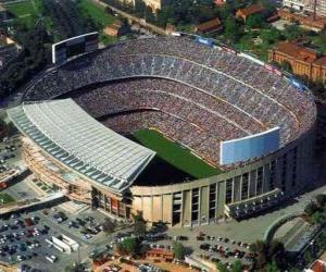 Puzzle de Estadio del F. C. Barcelona - Camp Nou -