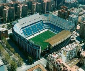 Puzzle de Estadio del Valencia C.F - Mestalla -
