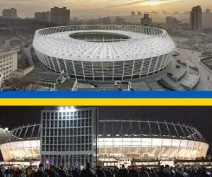 Puzzle de Estadio Olímpico de Kiev (69.055), Kiev - Ucrania