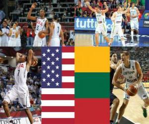 Puzzle de Estados Unidos - Lituania, semifinales, Campeonato Mundial FIBA 2010 en Turquia