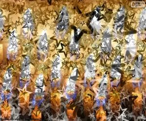 Puzzle de Estrellas de navidad