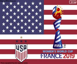 Puzzle de EUA, campeonas del mundo 2019
