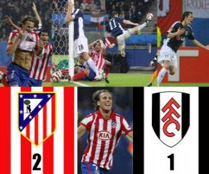 Puzzle de Europa League Final 2009-10, Atletico de Madrid 2 - Fulham FC 1