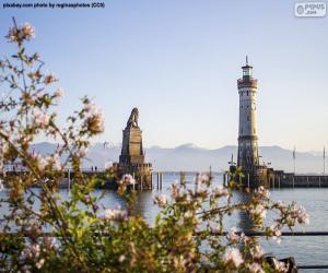 Puzzle de Faro de Lindau, Alemania