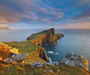 Puzzle de Faro Neist Point, isla de Skye, Escocia