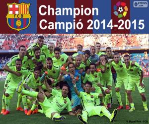 Puzzle de FC Barcelona, campeón 14-15