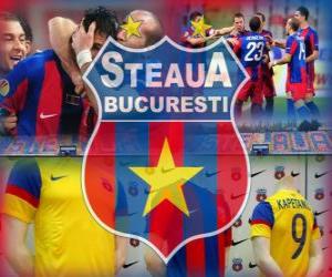 Puzzle de FC Steaua de Bucarest, club rumano de futbol