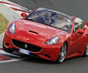 Puzzle de Felipe Massa conduciendo, un Ferrari California - Hungaroring 2010 -