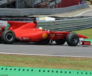 Puzzle de Felipe Massa - Ferrari - Interlagos 2010