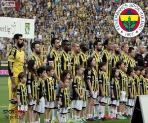 Puzzle de Fenerbahçe, campeón Super Lig 2013-2014, liga de fútbol de Turquía