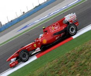 Puzzle de Fernando Alonso - Ferrari - Estambul 2010 (Ferrari 800th Grandes Premios)