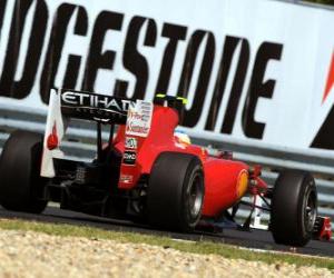 Puzzle de Fernando Alonso - Ferrari - Hungaroring, Gran Premio de Hungría 2010