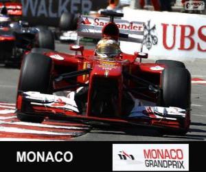 Puzzle de Fernando Alonso- Ferrari - Montecarlo 2013