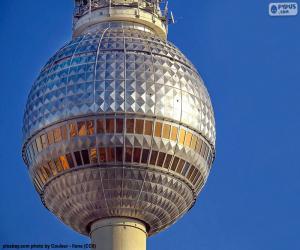 Puzzle de Fernsehturm de Berlin, Alemania