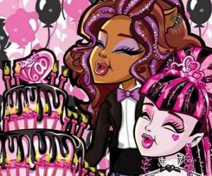 Puzzle de Fiesta de cumpleaños en Monster High