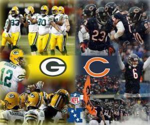 Puzzle de Final campeonato de la NFC 2010-11, Green Bay Packers vs Chicago Bears