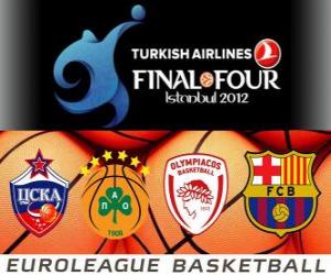 Puzzle de Final Four Estambul 2012 Euroliga de Baloncesto