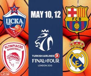 Puzzle de Final Four Londres 2013 Euroliga de Baloncesto