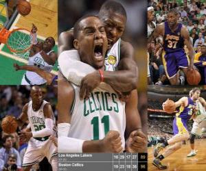 Puzzle de Final NBA 2009-10, 4º Partido, Los Angeles Lakers 89 - Boston Celtics 96