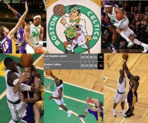 Puzzle de Final NBA 2009-10, 5º Partido, Los Angeles Lakers 86 - Boston Celtics 92