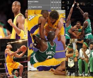 Puzzle de Final NBA 2009-10, 6º Partido, Boston Celtics 67 - Los Angeles Lakers 89