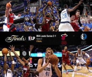 Puzzle de Finales NBA 2011, 3er Partido, Miami Heat 88 - Dallas Mavericks 86