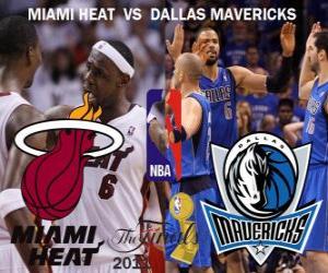 Puzzle de Finales NBA 2011 - Miami Heat vs Dallas Mavericks