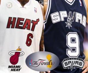 Puzzle de Finales NBA 2013. Miami Heat vs San Antonio Spurs